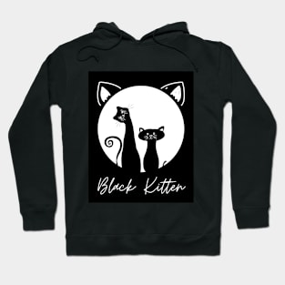 Black Kitten Hoodie